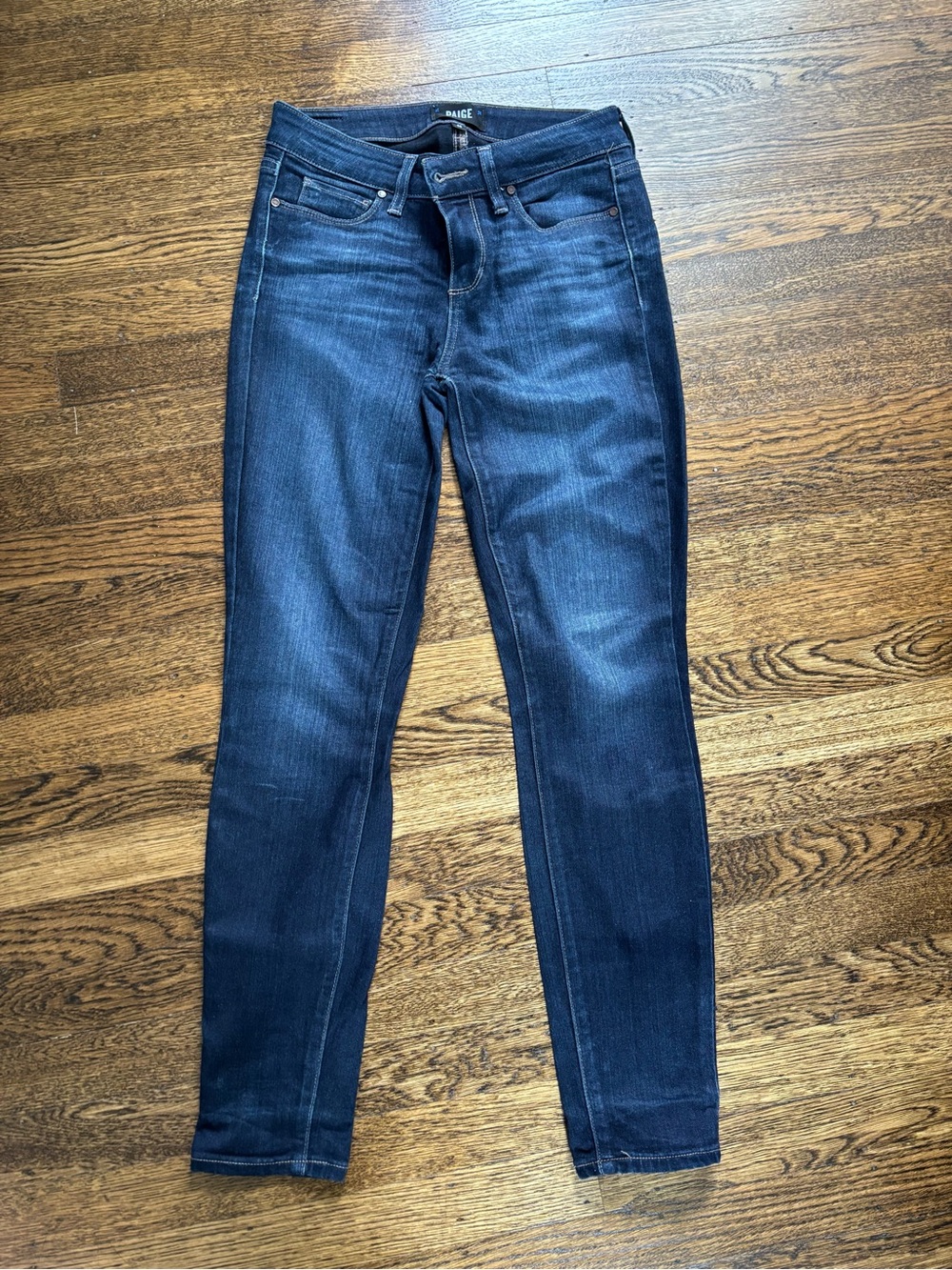 Paige Verdugo Ankle Dark Blue Women's Skinny Jeans